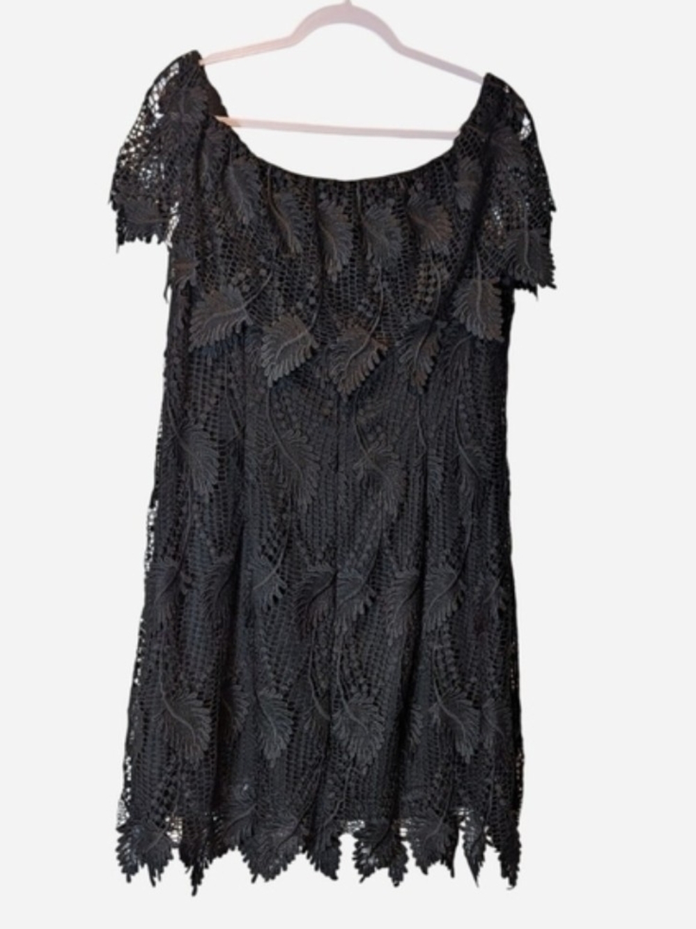 Adrianna papell I'mBlack Lace Off-Shoulder Women’s Dress - Picture 2 of 8